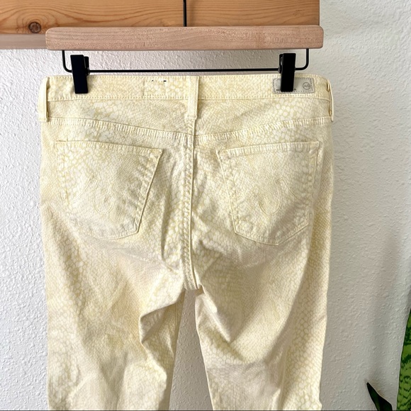 AG yellow python skinny jean - Picture 4 of 6